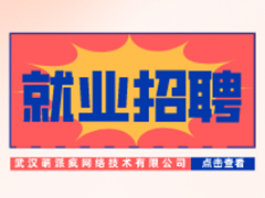 【就业招聘】武汉萌派疯网络技术有限公司·武汉新华就业招聘信息